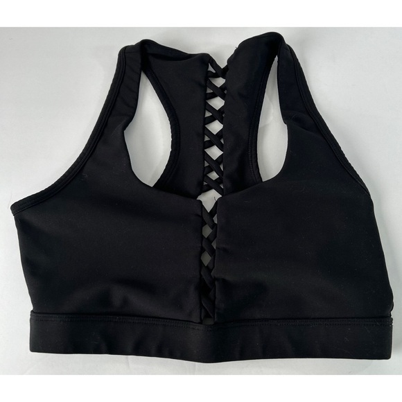 soulcycle Other - Soulcycle Black Cross Hatch Sports Bra Activewear Athleisure, size Medium
